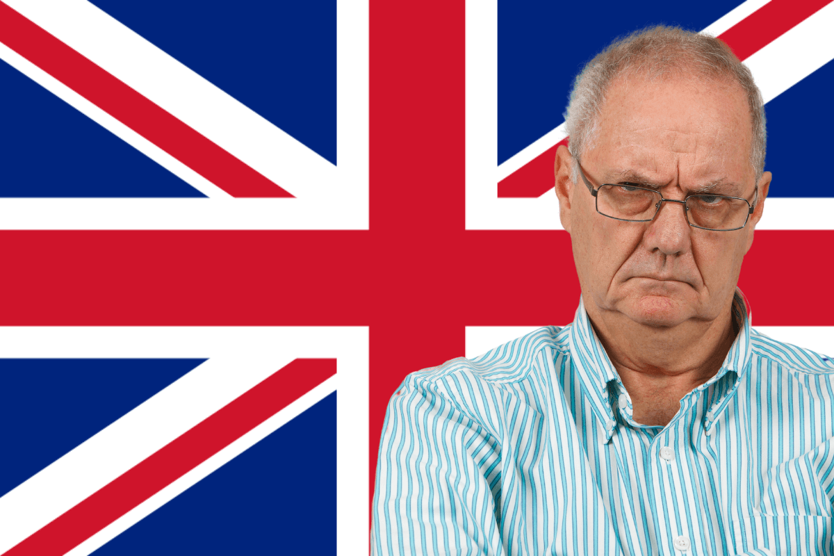 British Slang For Angry